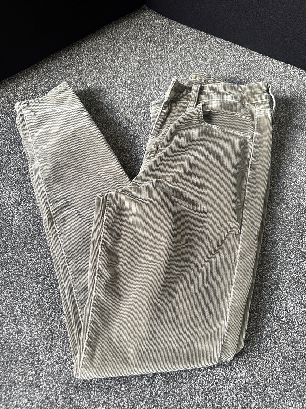 American Apparel Women’s Skinny Corduroy Jeans in Olive